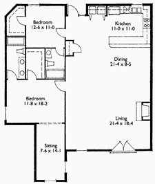 Suite 205 Floor Plan