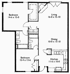 Suite 206 Floor Plan