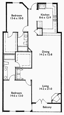 Suite 302 Floor Plan