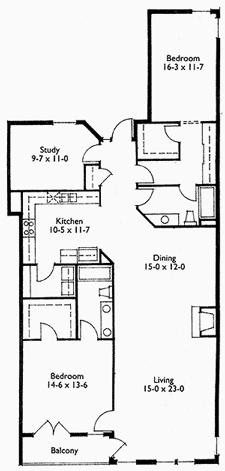 Suite 303 Floor Plan