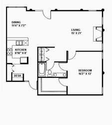 Suite 219 Floor Plan